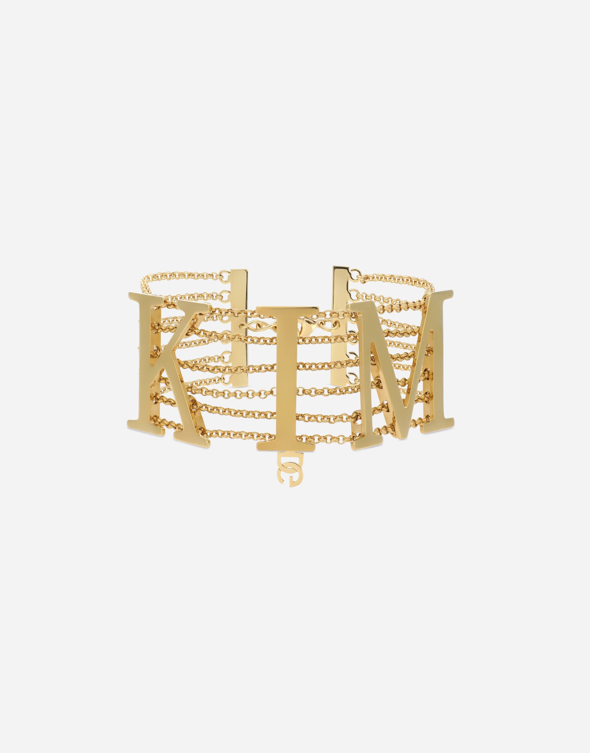 Dolce&Gabbana KIM DOLCE&GABBANA Halbstarrer Mehrketten-Choker „KIM“ Gold WBP6C1W1111