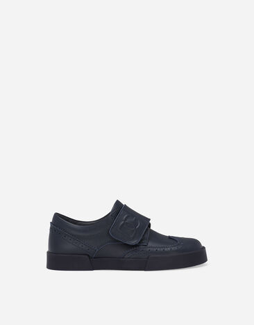 ${brand} Calfskin low-top sneakers with embossed DG logo ${colorDescription} ${masterID}