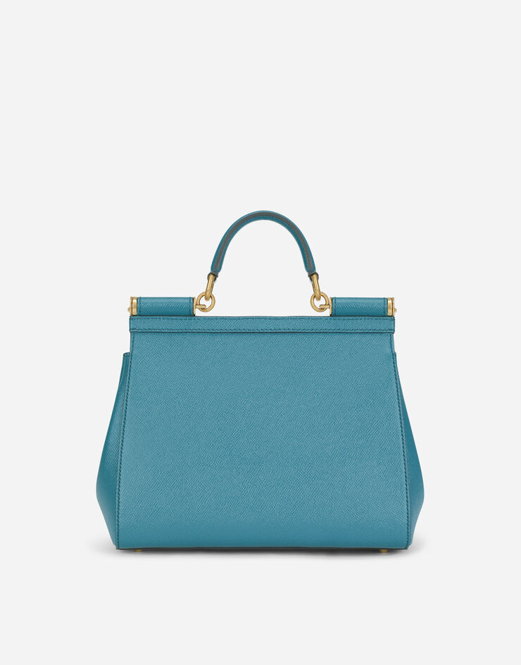 Large Sicily handbag in Azure for Women | Dolce&Gabbana®