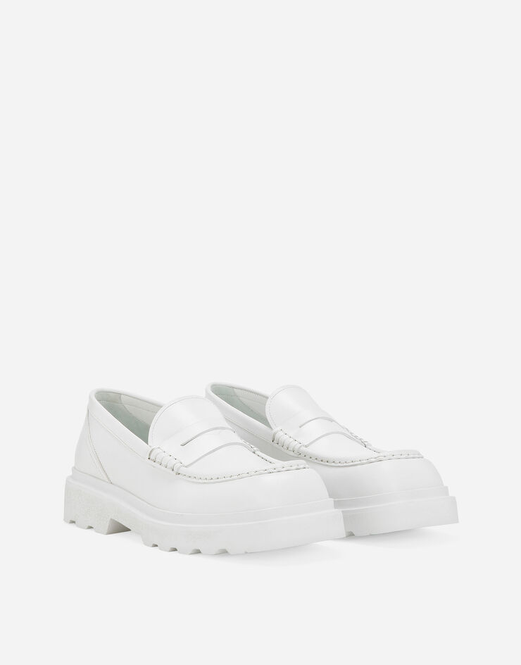 Dolce & Gabbana Calfskin loafers White A30204AB640