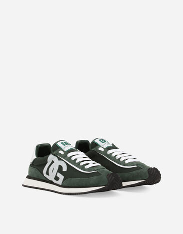 Dolce & Gabbana Mixed-material DG CUSHION sneakers Green CS2288A3D24