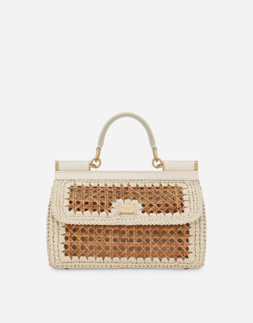 Dolce & Gabbana Elongated Sicily handbag Beige BB7652AV888