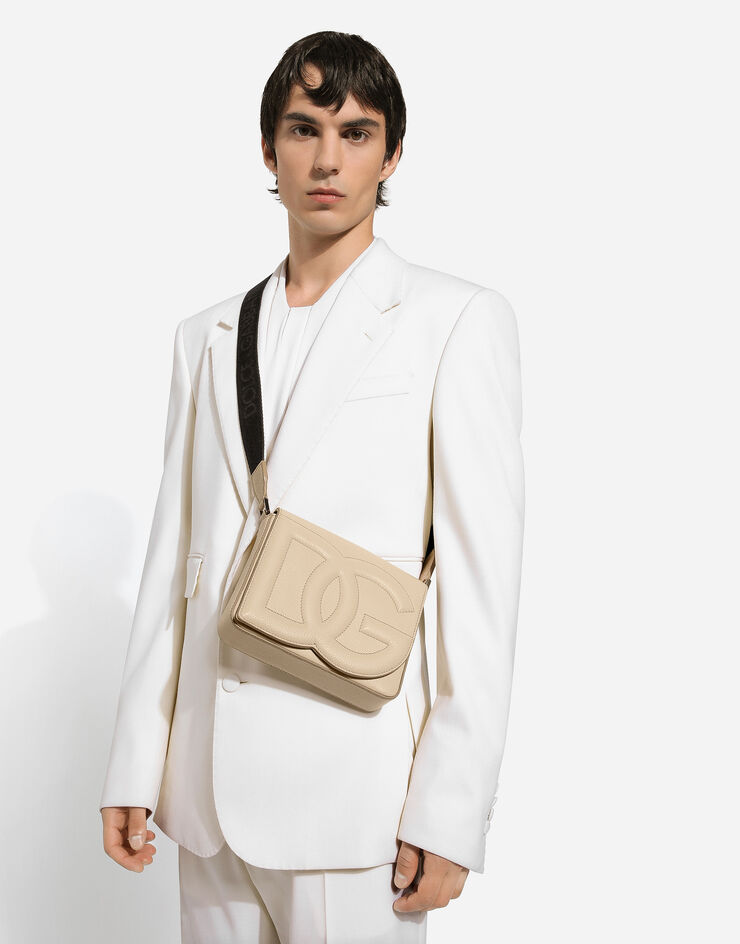 Medium DG Logo Bag crossbody bag in Beige for | Dolce&Gabbana® US