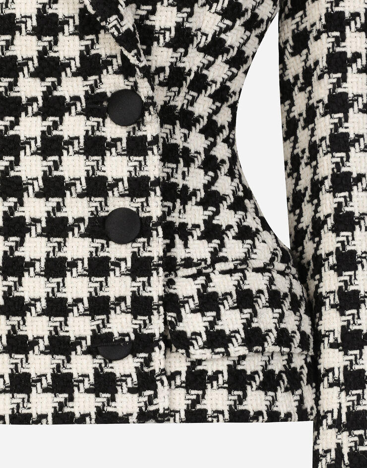 Dolce & Gabbana Macro-houndstooth Dolce jacket Multicolor F29ZJTFQ3F0