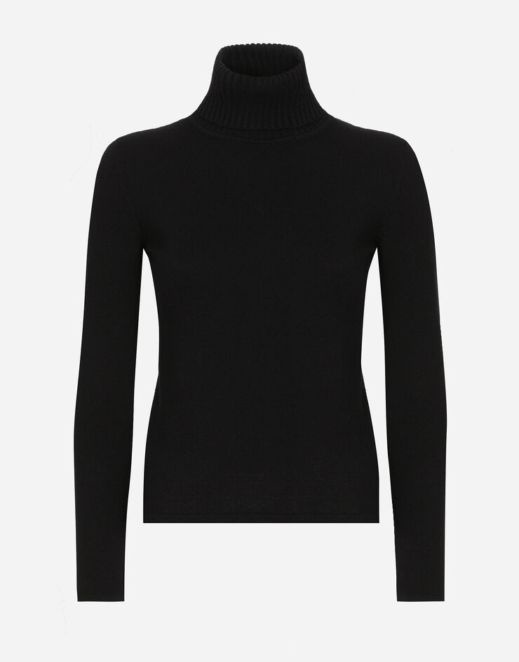 Dolce & Gabbana Cashmere turtle-neck sweater Black FXW20TJAWYQ