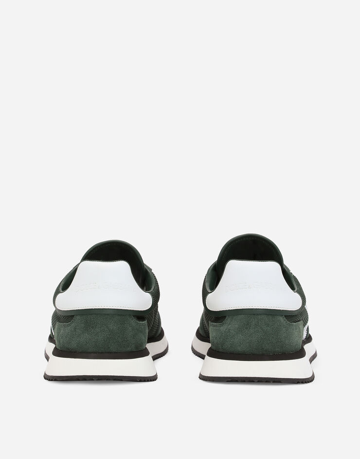 Dolce & Gabbana Mixed-material DG CUSHION sneakers Green CS2288A3D24