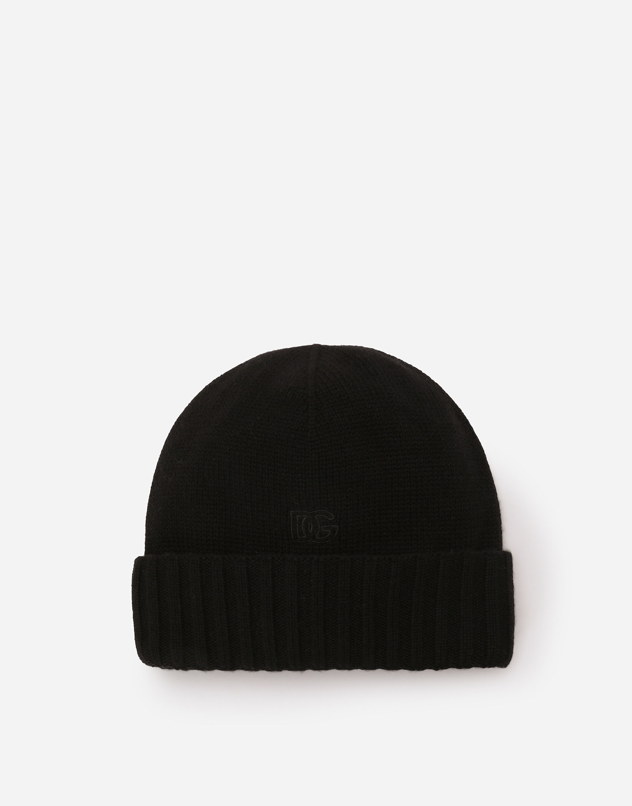 ${brand} Cashmere hat with DG logo embroidery ${colorDescription} ${masterID}