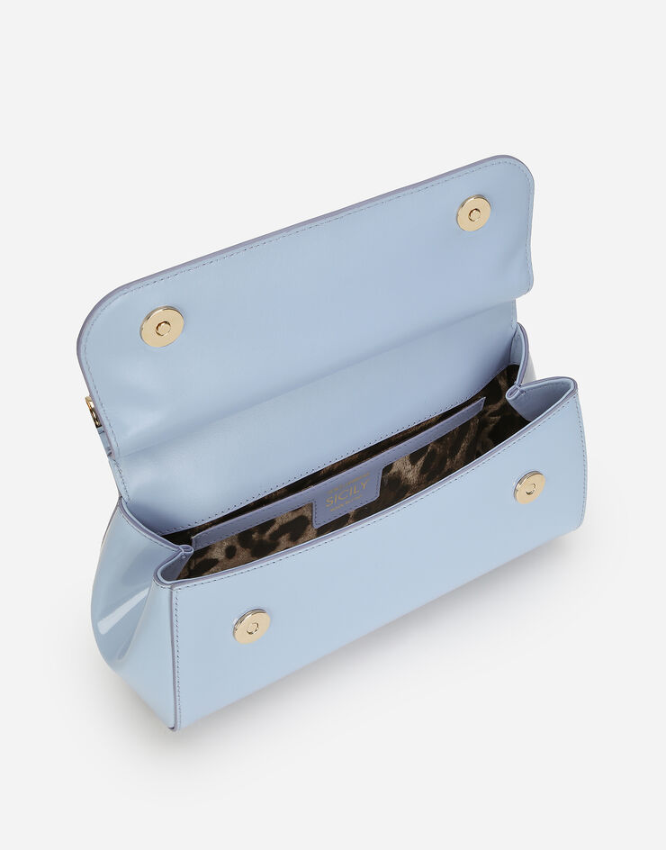 Dolce & Gabbana Elongated medium Sicily handbag Light Blue BB7652A1037