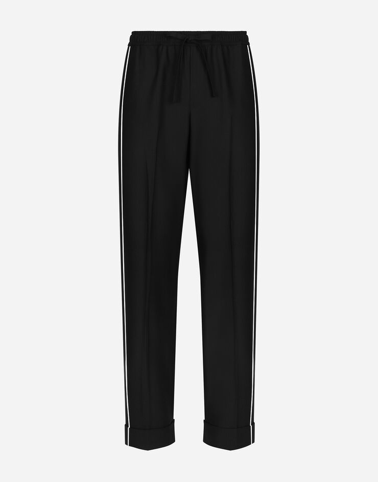 Dolce & Gabbana Wool pants Black GP073TFU2SB