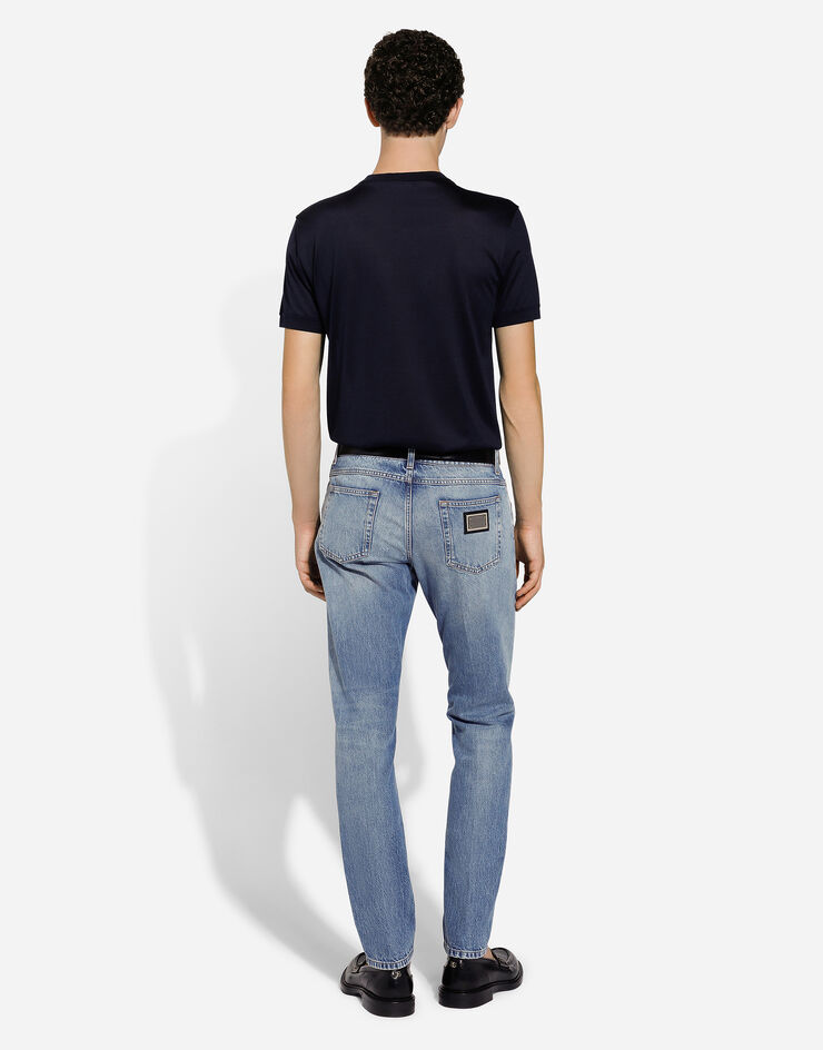 Dolce & Gabbana Vaqueros regular de denim Multicolor GYJCCDG8KY2