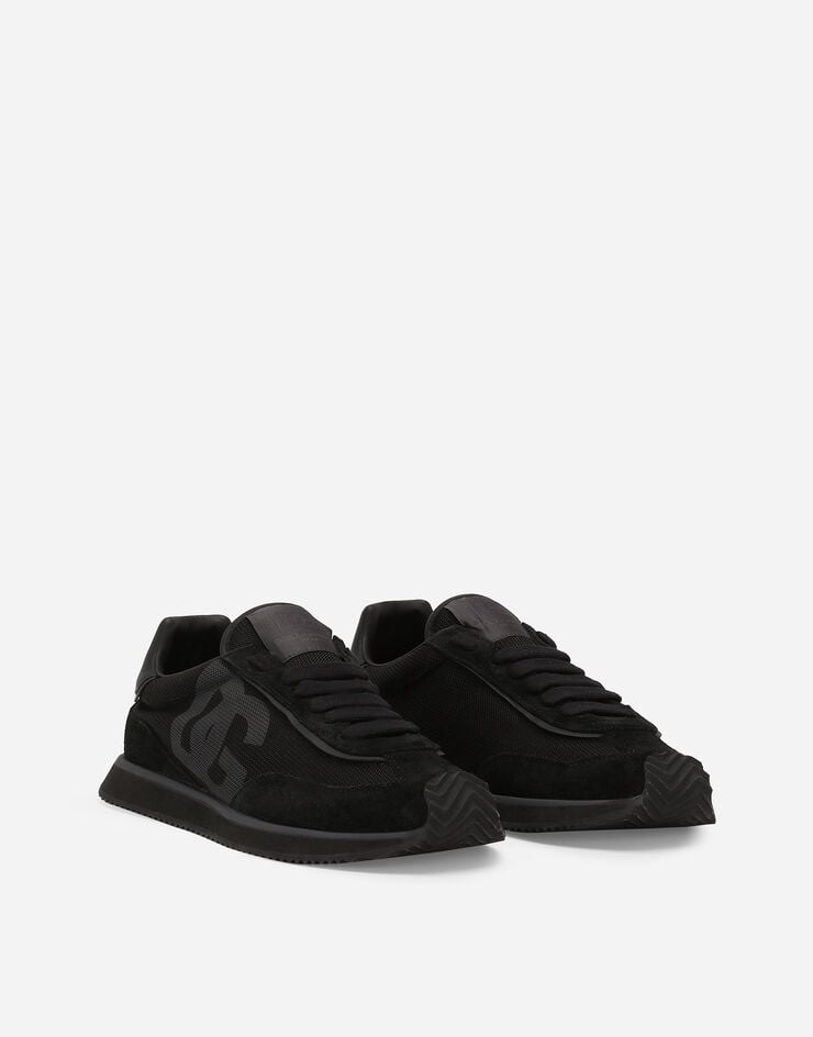 Dolce & Gabbana Mixed-material DG CUSHION sneakers Black CS2288A5355