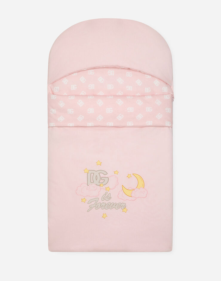 Dolce & Gabbana Interlock sleep sack with DG logo Multicolor LNJAG0G7N2E