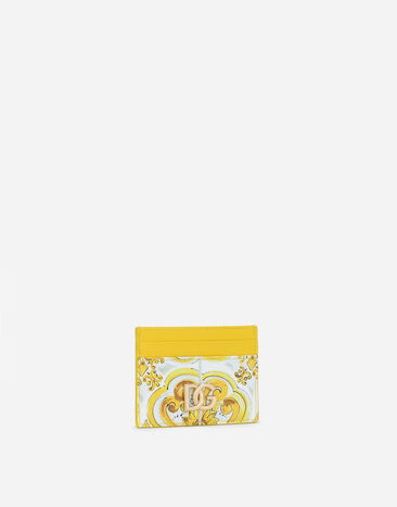 Dolce & Gabbana 3.5 card holder Yellow BI0330AQ240