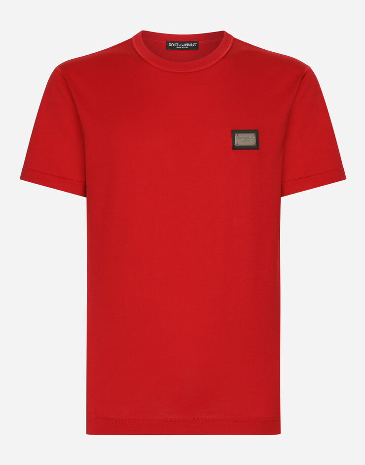 T-shirt branded Dolce&Gabbana® for US Cotton in | Red with tag