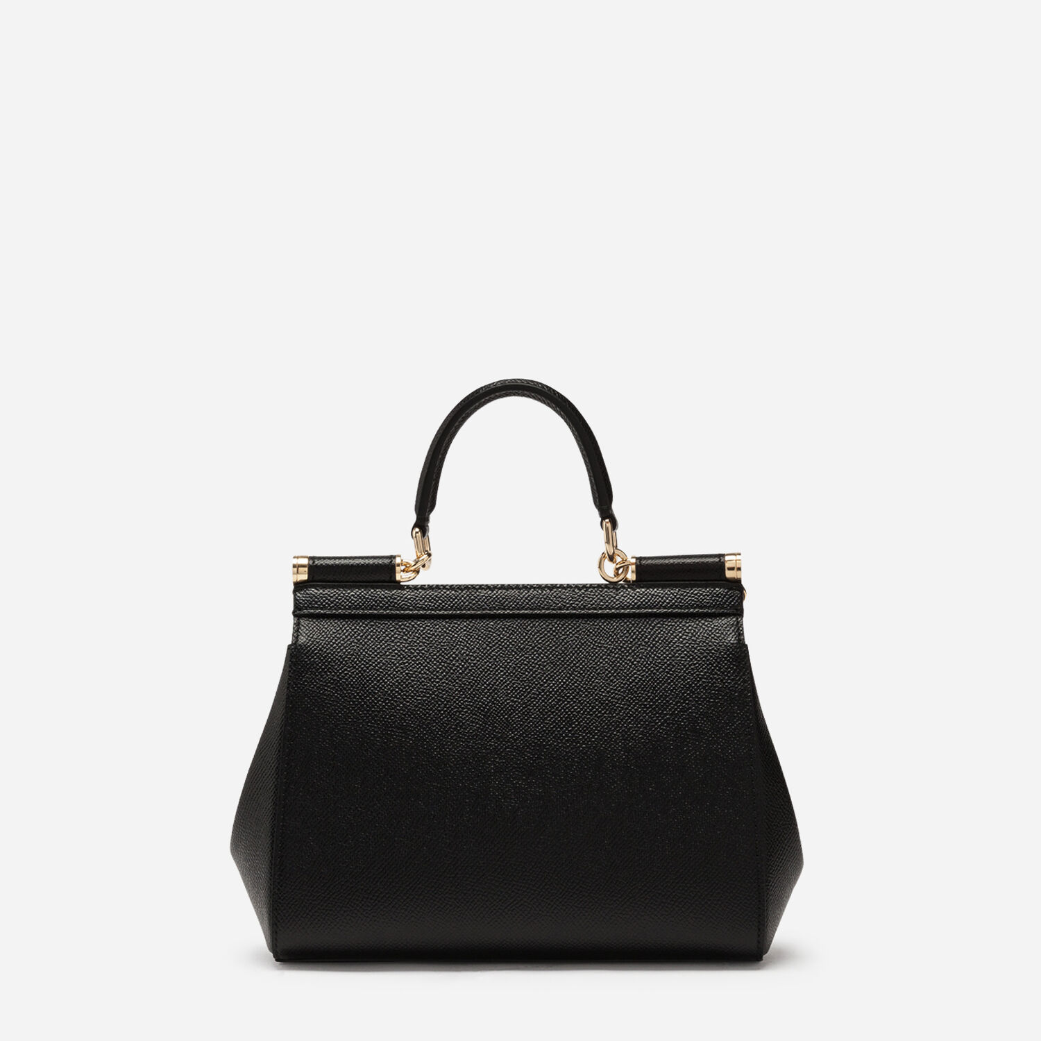 Dolce Gabbana D&G Women Small Dauphine Leather Sicily Bag-Black
