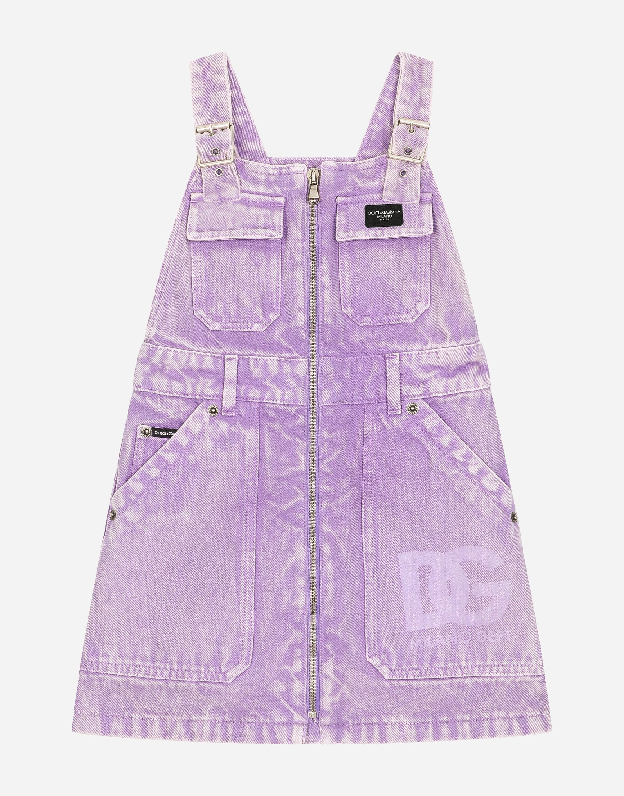 ${brand} Latzrock aus Denim ${colorDescription} ${masterID}