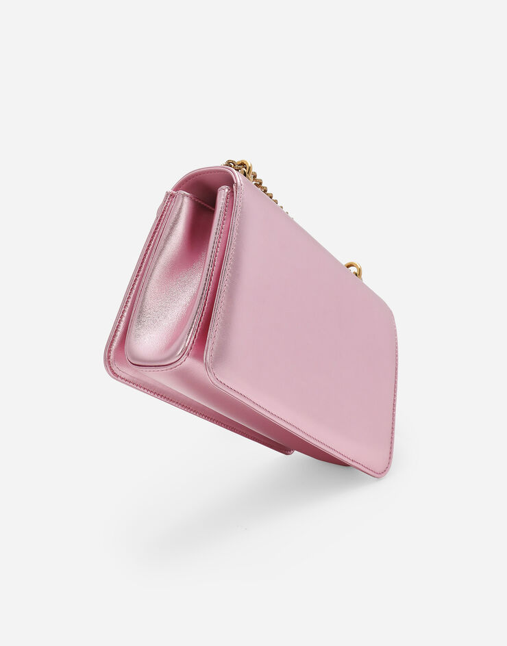 Buy Dolce & Gabbana Devotion Embellished Floral-jacquard And Watersnake  Shoulder Bag - Pink At 50% Off