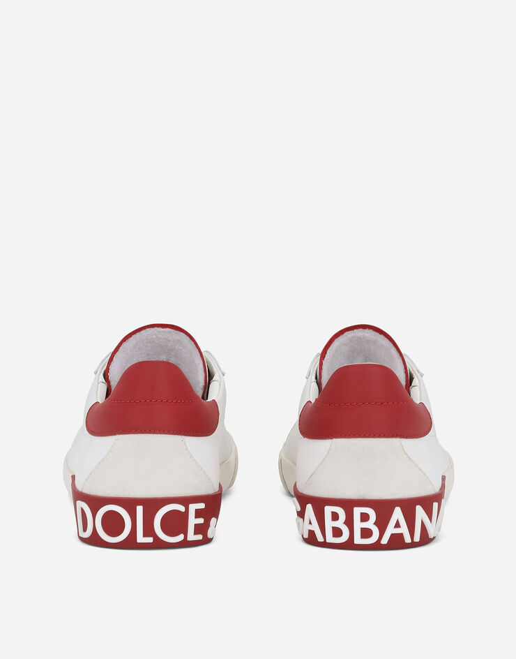 Dolce & Gabbana Sneakers Portofino Vintage en cuir de veau Multicolore CS2203AM779