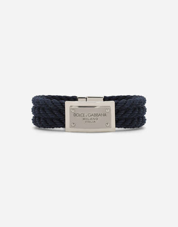Dolce & Gabbana “Marina” cord bracelet Silver WNQ5S2W1111