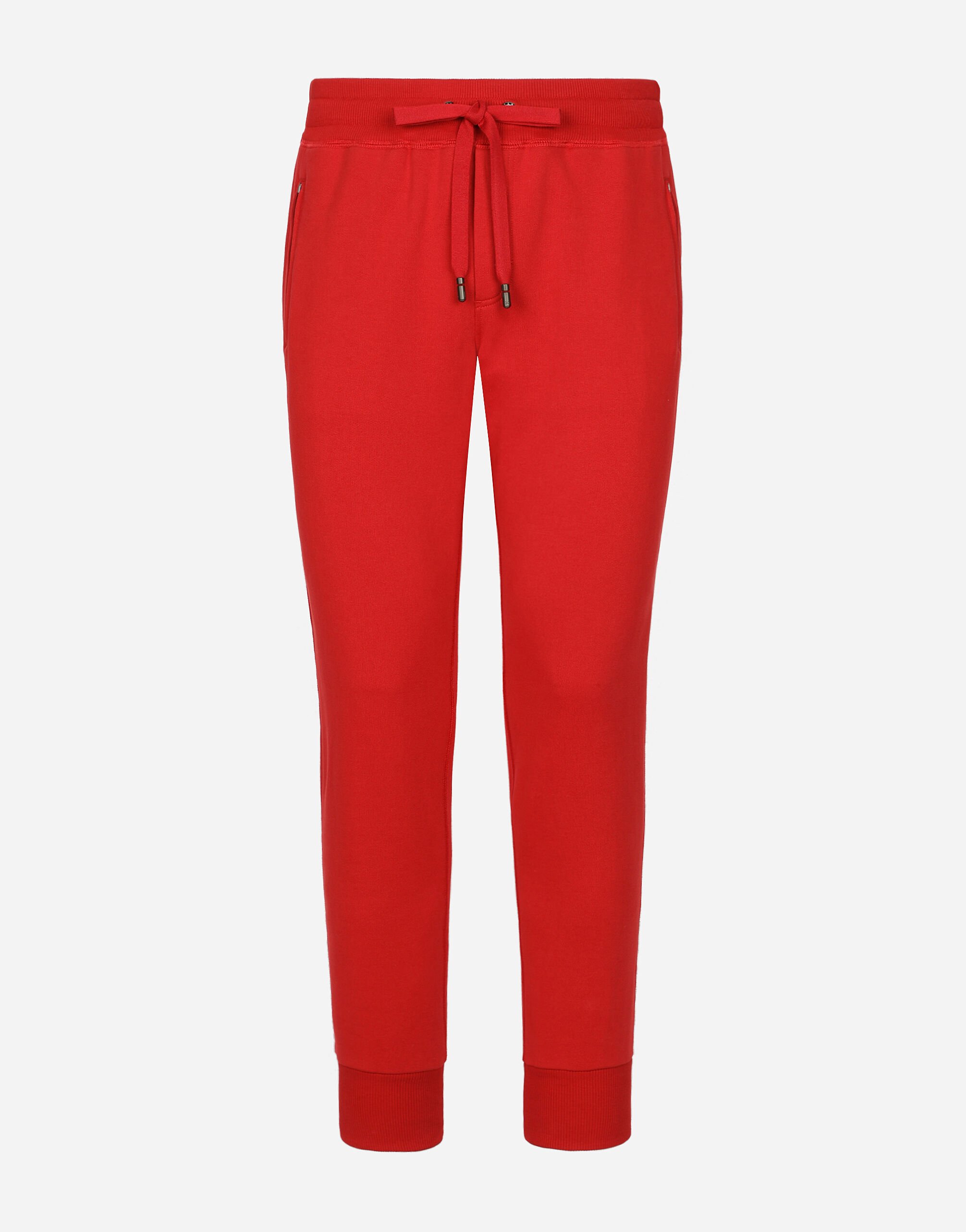 ${brand} Jersey jogging pants with branded tag ${colorDescription} ${masterID}