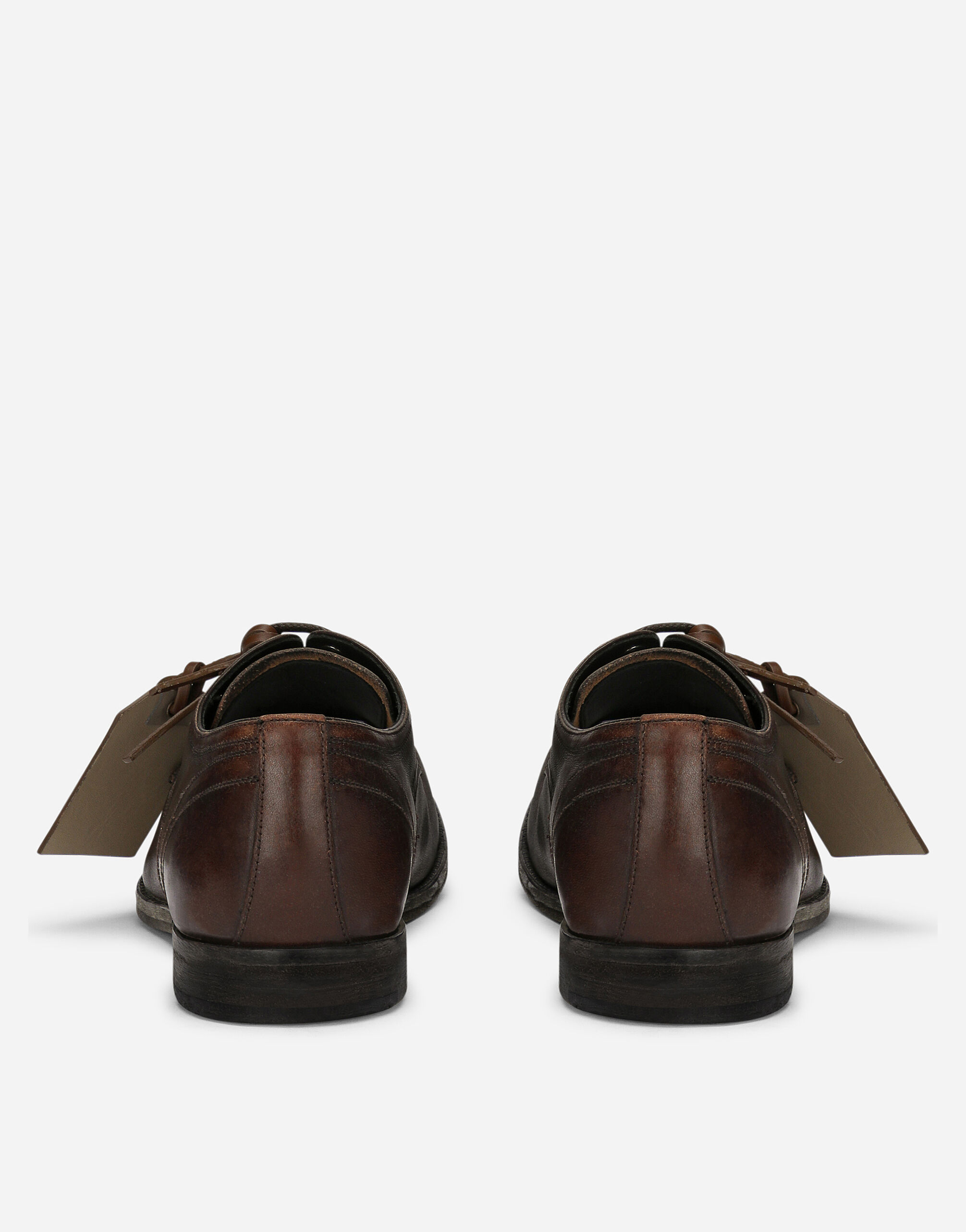 Dolce&Gabbana Leather Derby Shoes male Brown