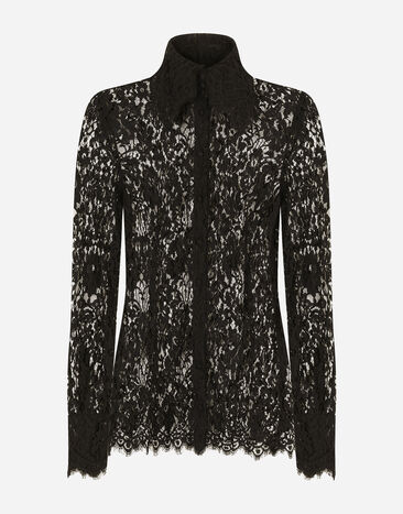 Dolce & Gabbana Lace shirt Print F4BCVTFPTAW