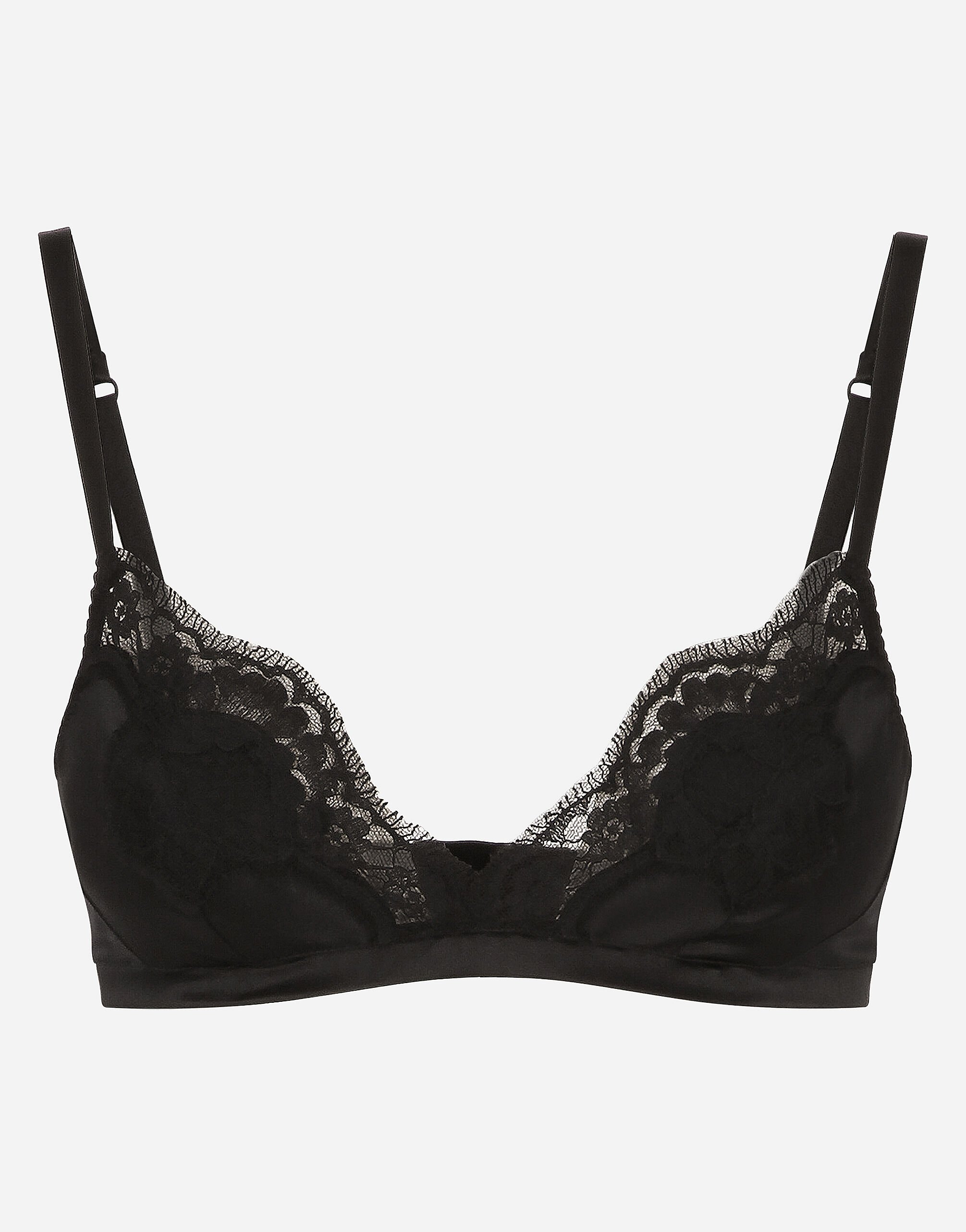 ${brand} Soft-cup satin bra with lace detailing ${colorDescription} ${masterID}