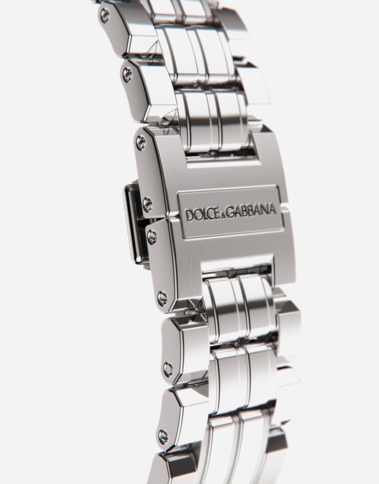 Dolce & Gabbana ساعة فولاذ أحجار DG7 بتوباز أزرق فاتح فولاذ WWFE1SWWB71