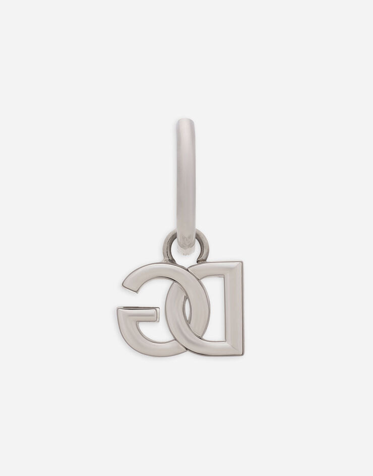 Dolce & Gabbana Single DG logo earring серебристый WEO5L2W1111