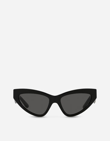 Dolce & Gabbana DG Crossed Sunglasses Black F290XTFU28D