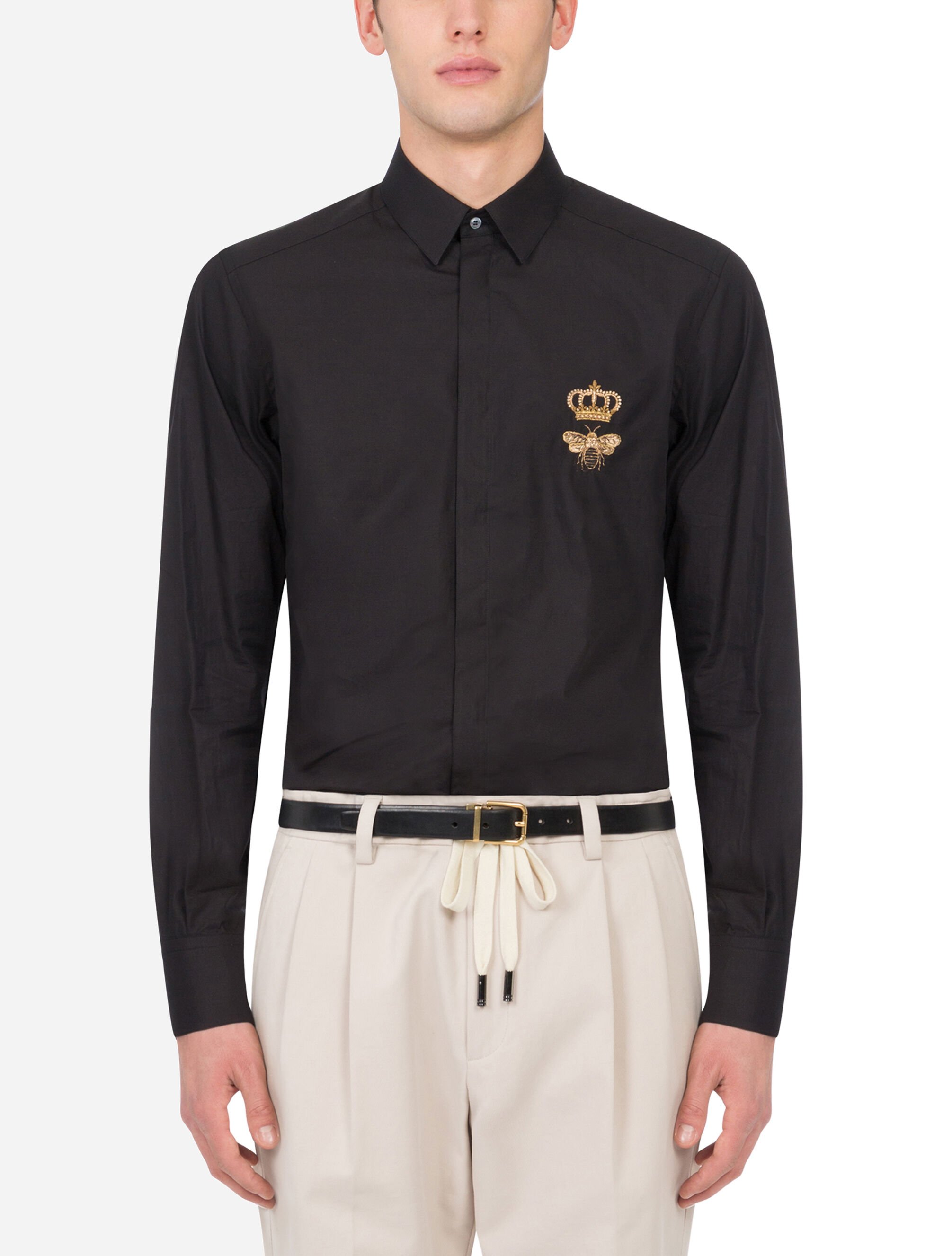 Dolce gabbana gold cheap shirt