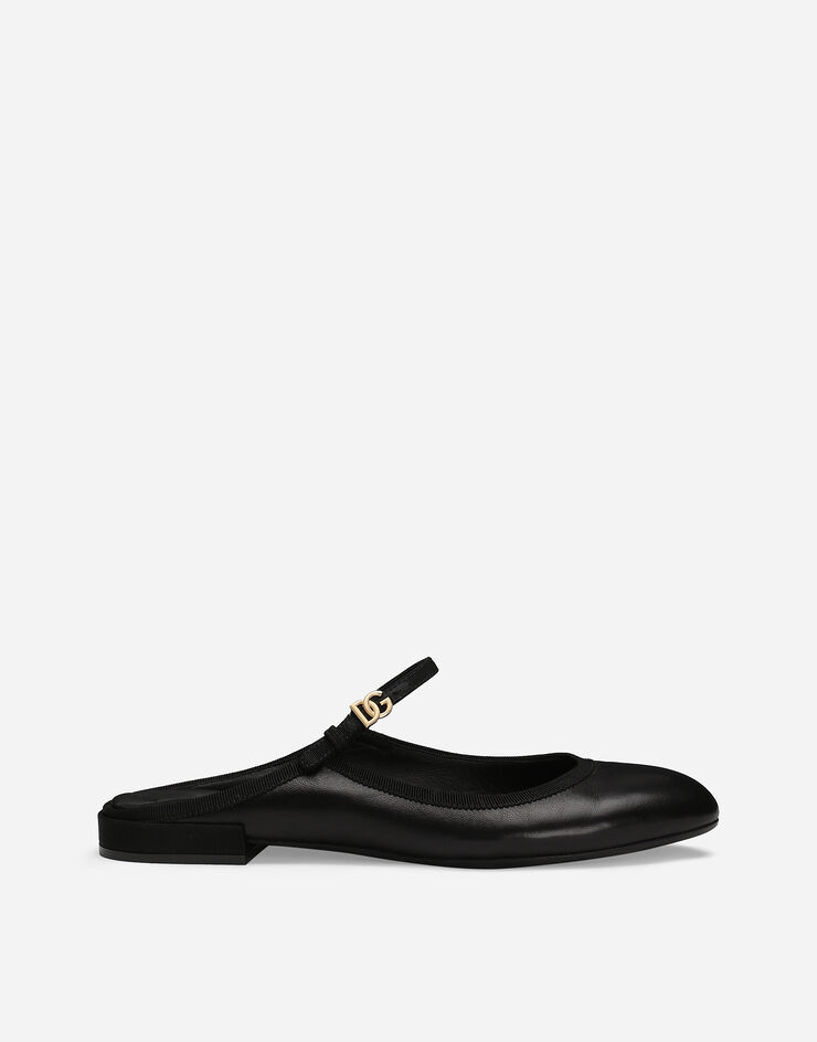 Dolce & Gabbana Sabot in nappa Nero CI0174A9U91