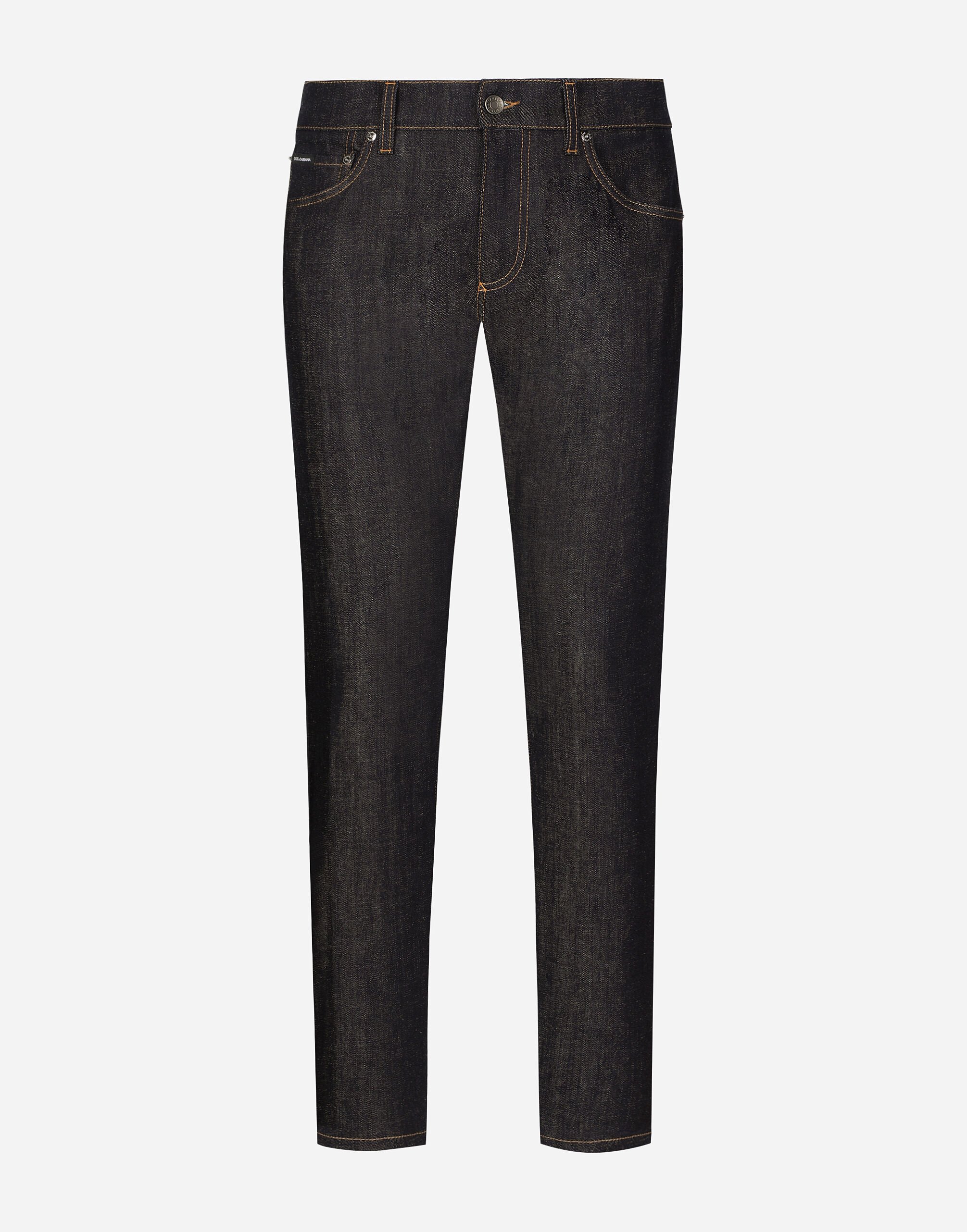 ${brand} Vaqueros slim de denim elástico ${colorDescription} ${masterID}