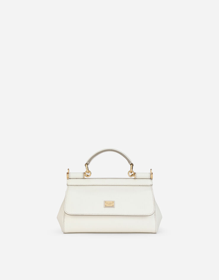 Dolce & Gabbana حقيبة يد Sicily صغيرة أبيض BB7116A1001