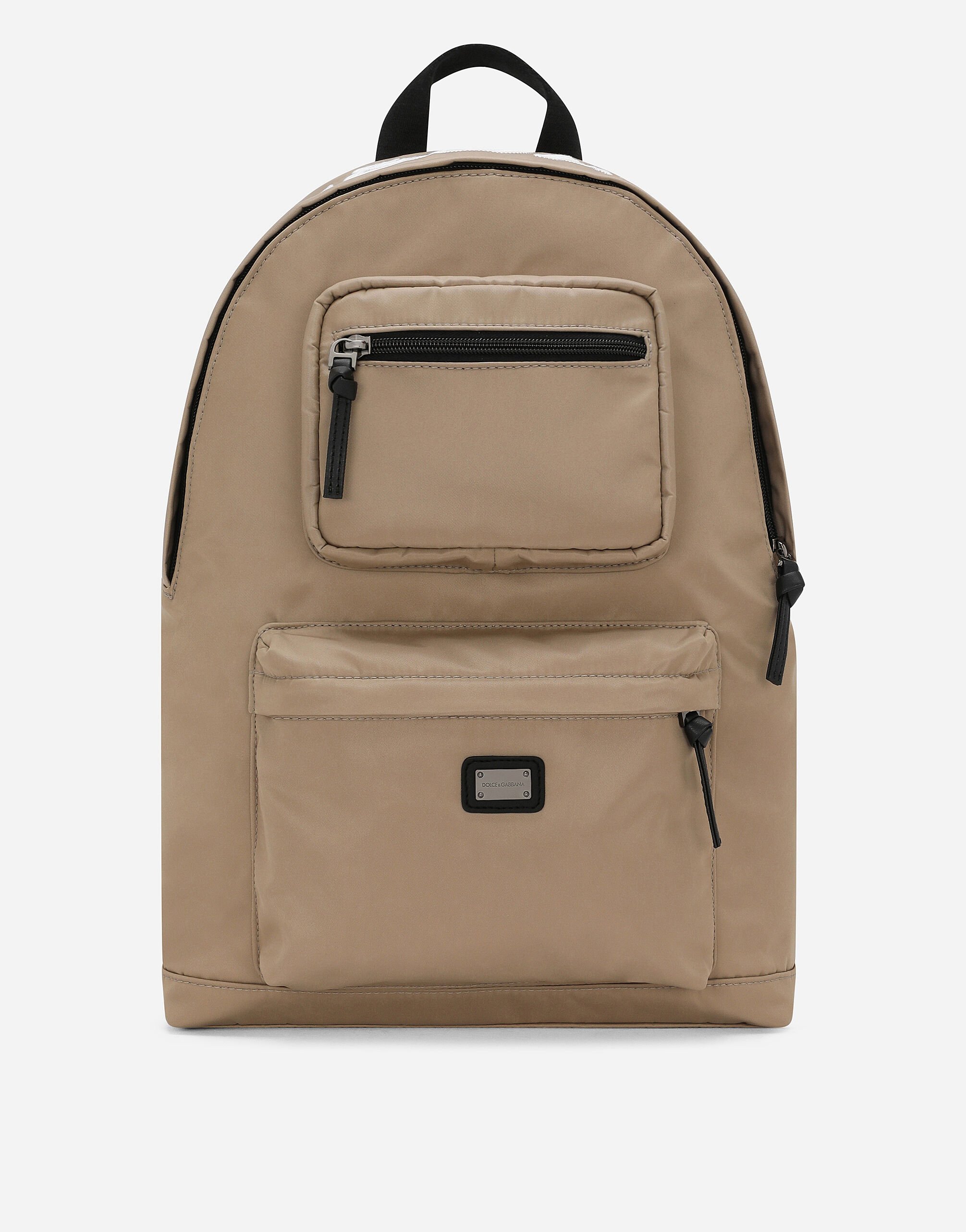 ${brand} Nylon backpack with Dolce&Gabbana logo ${colorDescription} ${masterID}