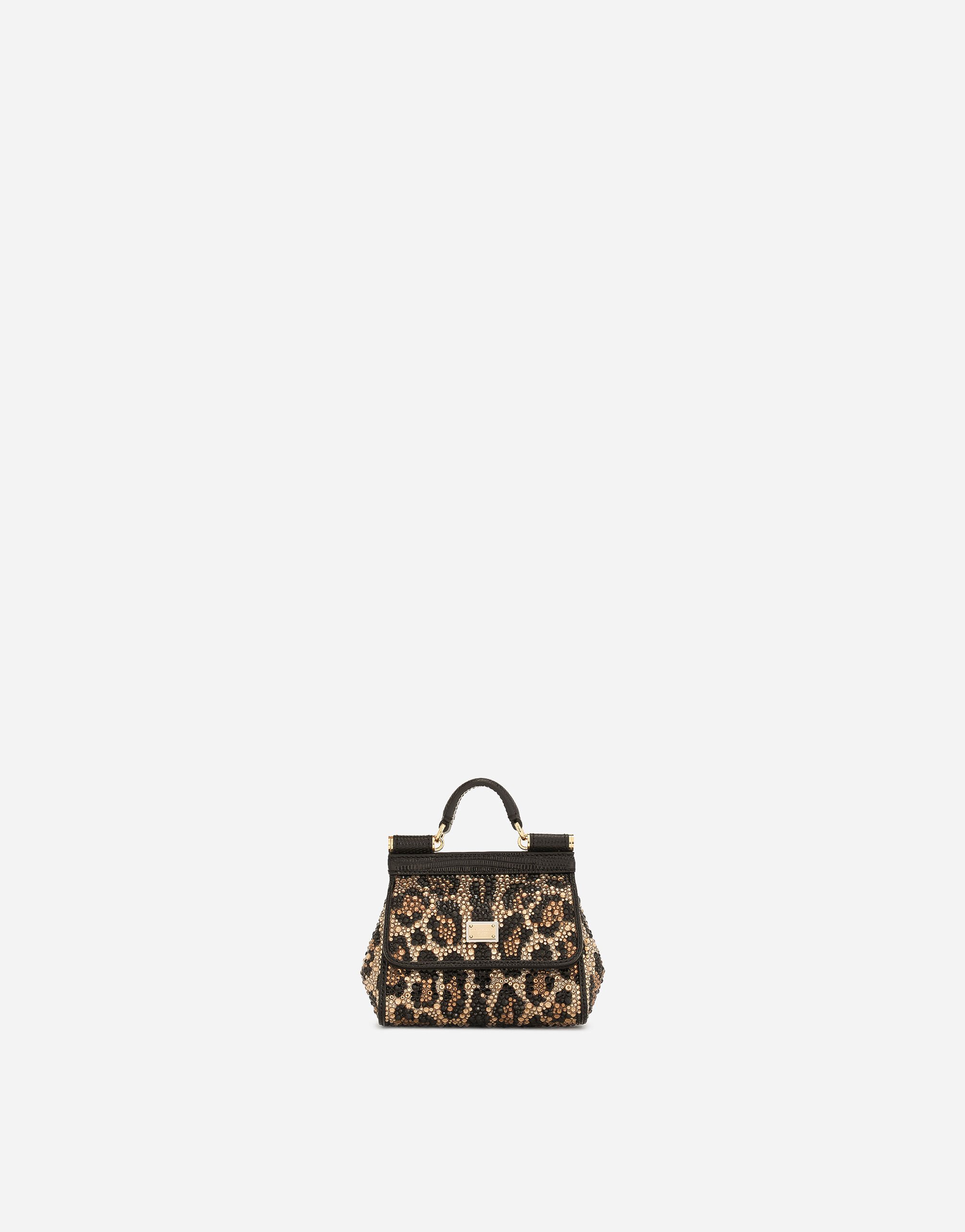 Dolce & Gabbana Mini sac à main Sicily Imprimé Animalier BE1446AM568
