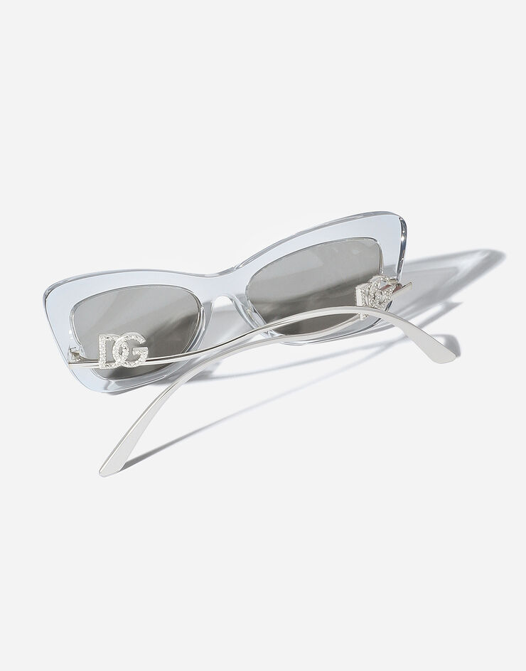 Dolce & Gabbana DG Crystal sunglasses Transparent grey VG4467VP16G