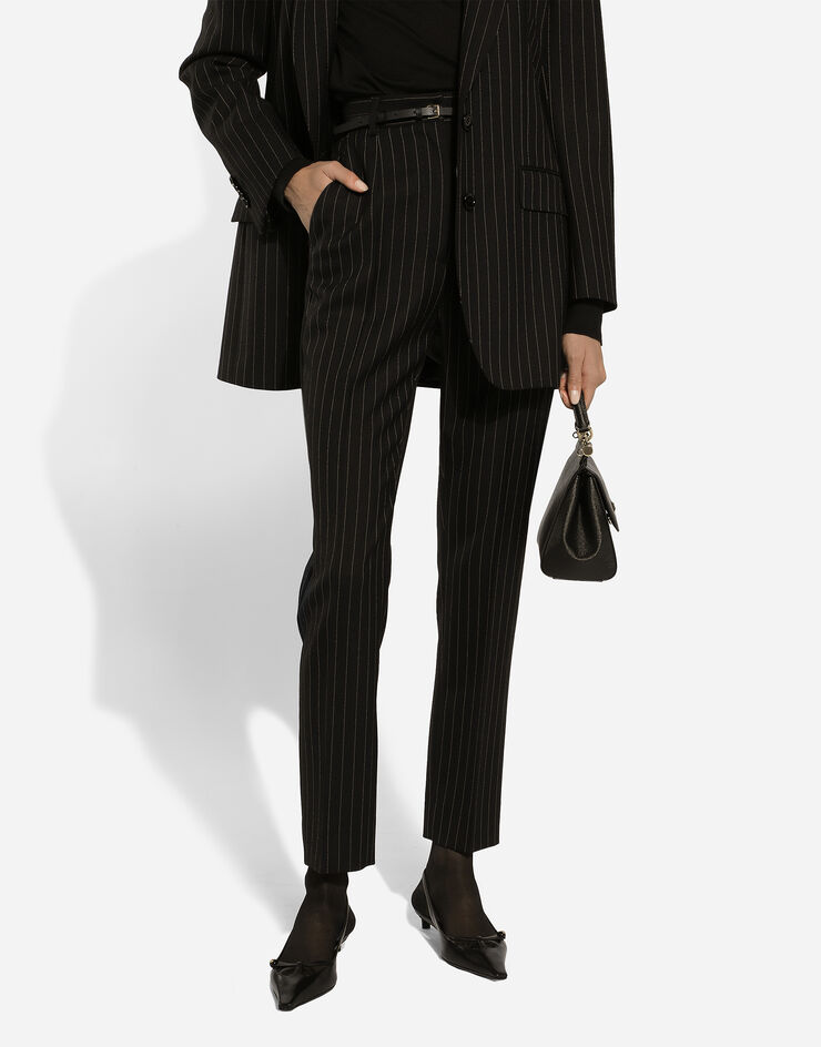 Dolce & Gabbana Tailored pinstripe wool pants Multicolor FTAM2TFR21X