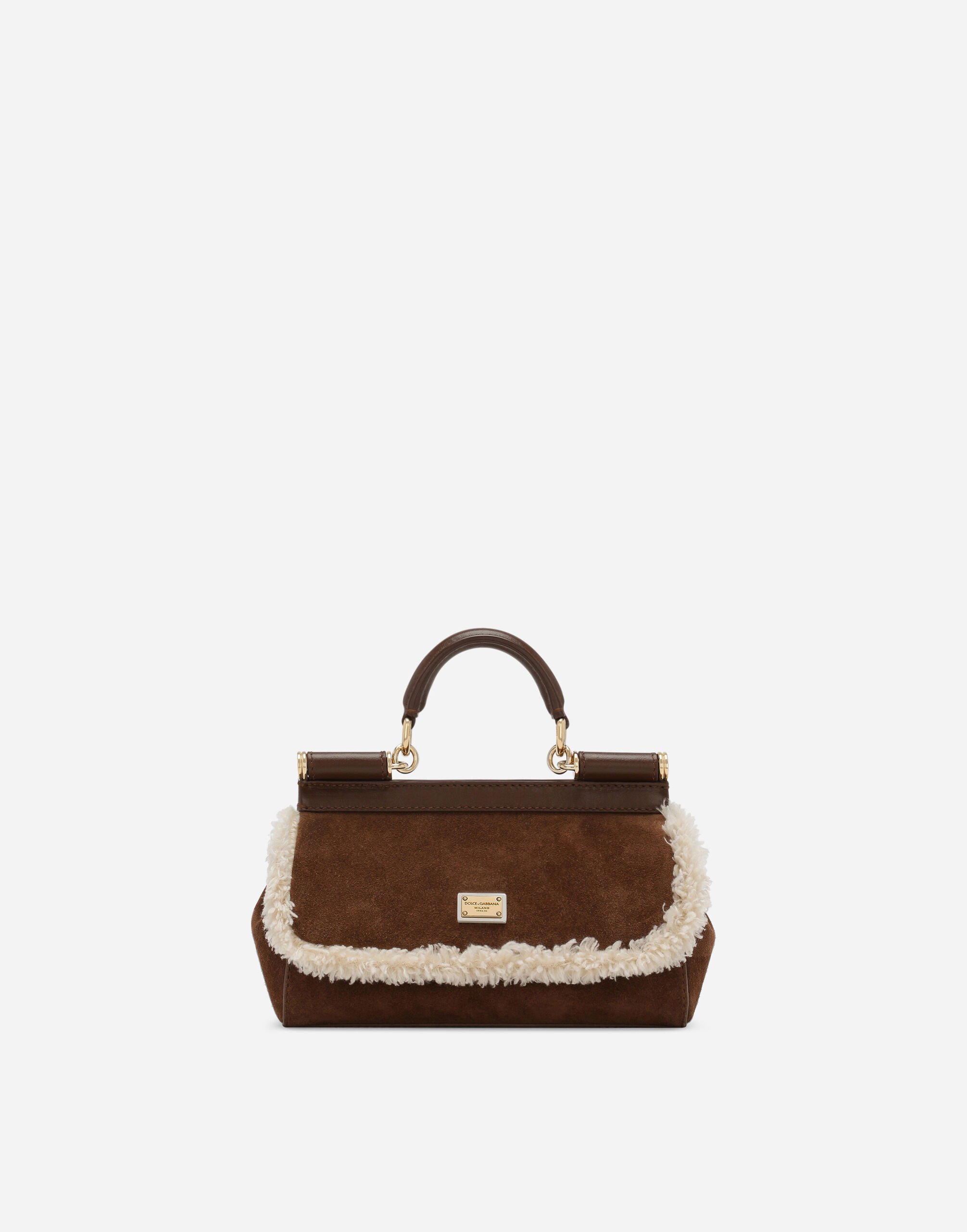 Dolce & Gabbana حقيبة يد Sicily صغيرة طبعة جلود الحيوانات BB7116AM568