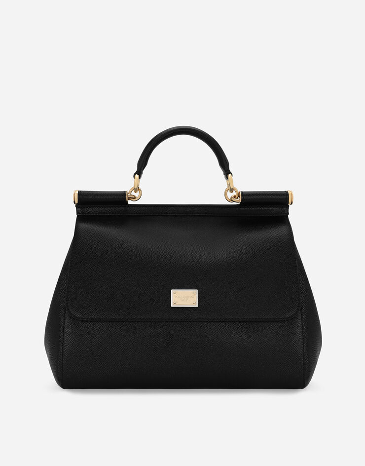 Maxi Sicily handbag in Black for Women | Dolce&Gabbana®