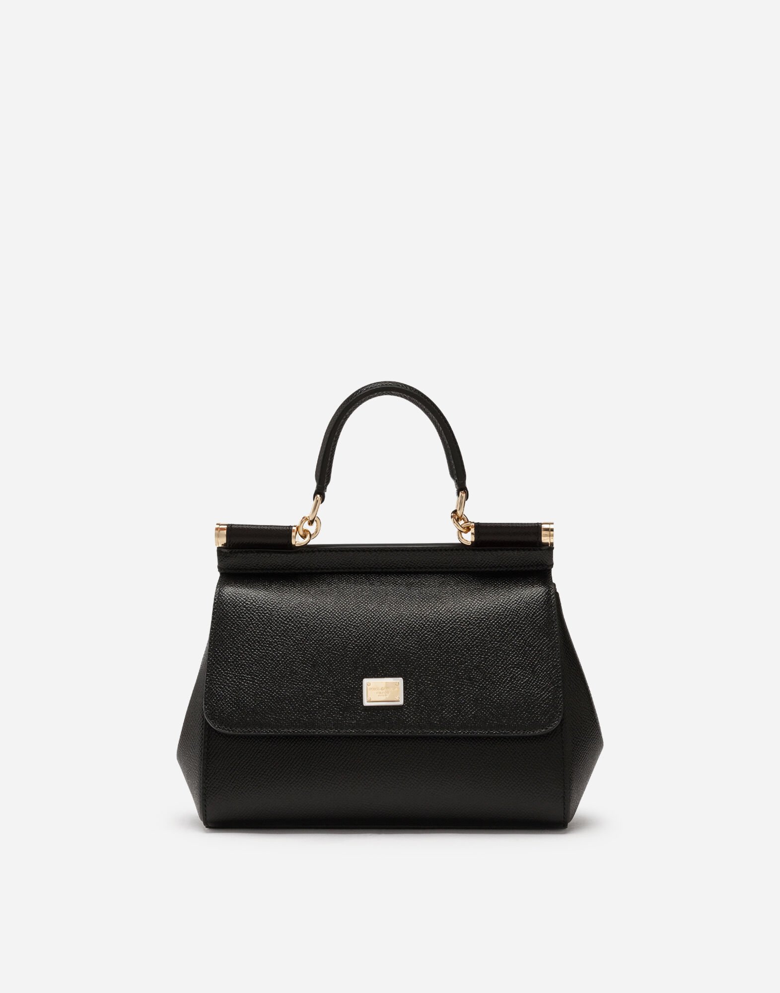 Dolce & Gabbana حقيبة يد Sicily متوسطة أسود BB7100AW437