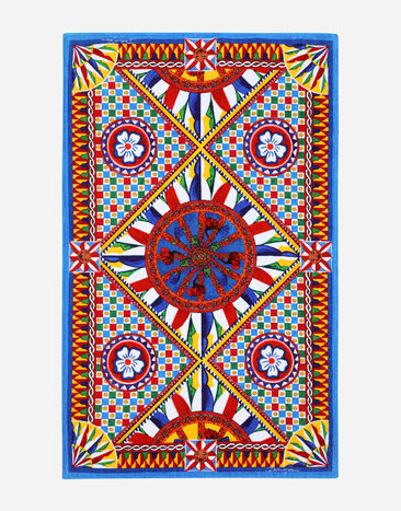Dolce & Gabbana Пляжное полотенце из махрового хлопка разноцветный TCB019TCA73