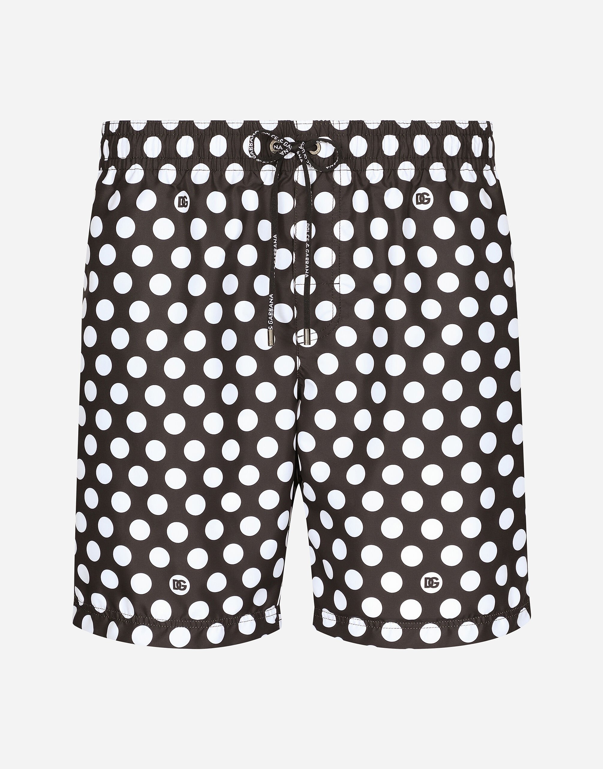 ${brand} Mid-rise swim trunks with polka-dot print ${colorDescription} ${masterID}