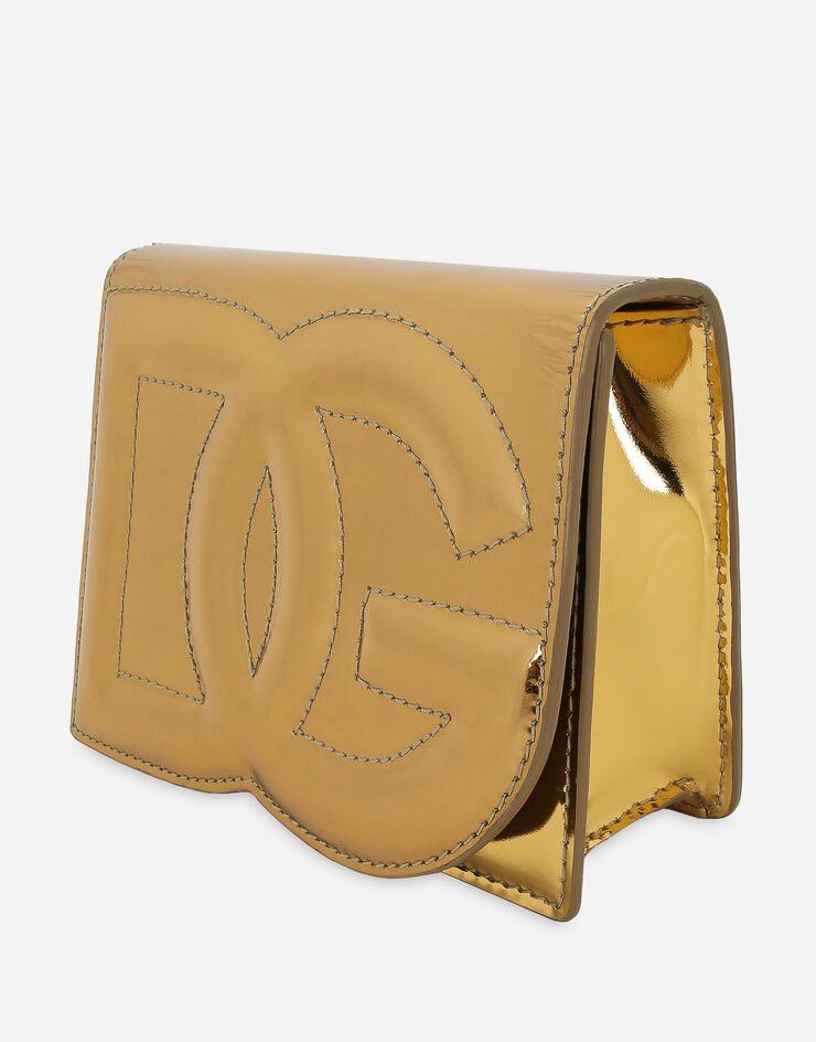 Dolce&Gabbana Sac à bandoulière DG Logo Bag petit format Doré BB7543AY828