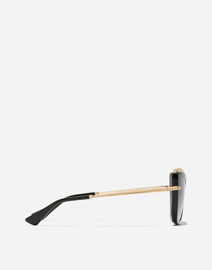 Dolce & Gabbana Metal print sunglasses ブラック VG4472VP18G