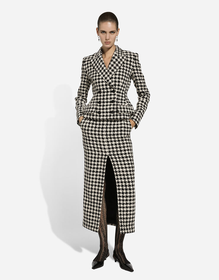 Dolce & Gabbana Macro-houndstooth Dolce jacket Multicolor F29ZJTFQ3F0