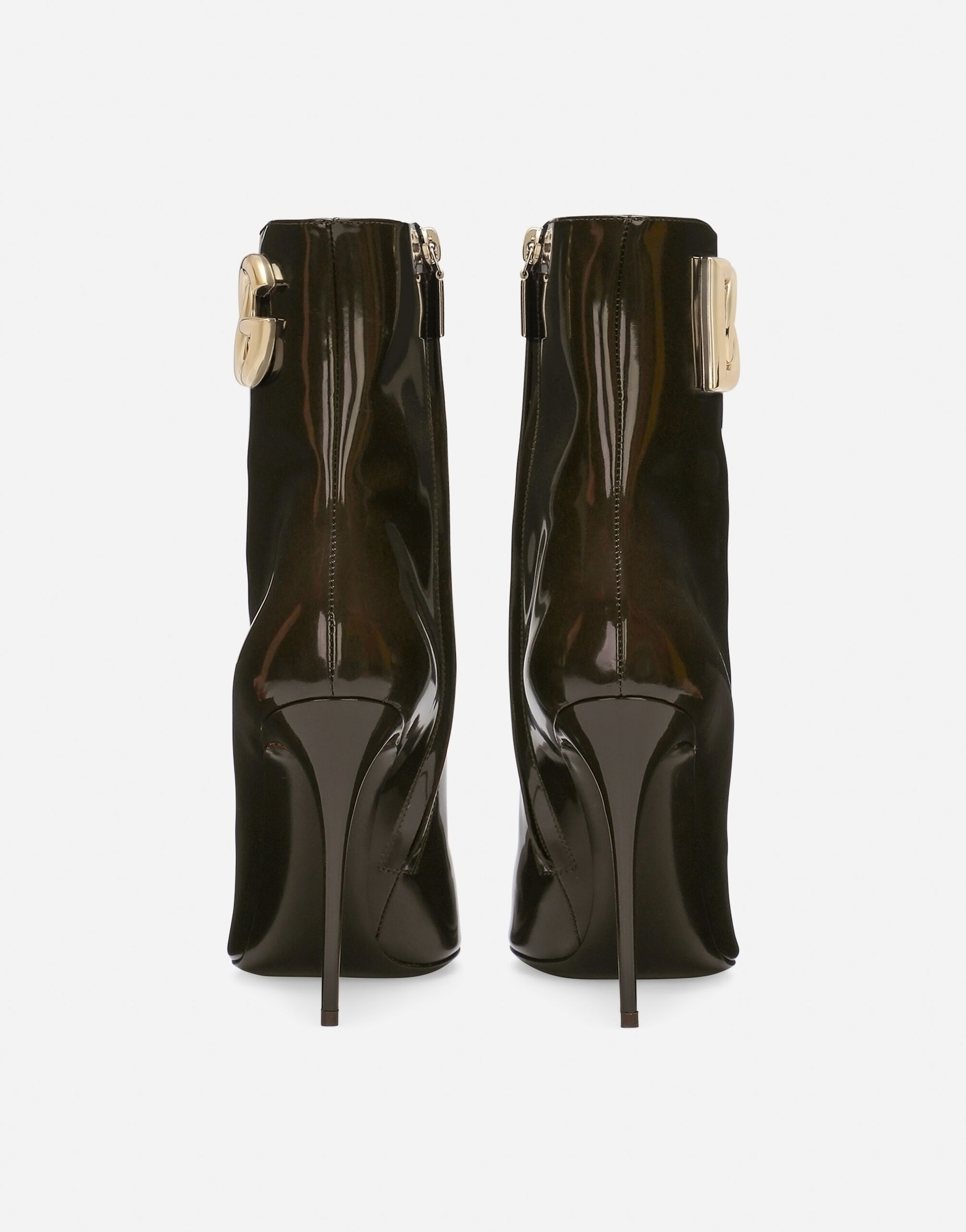 ブラウンのウィメンズ Calfskin ankle boots | Dolce&Gabbana®