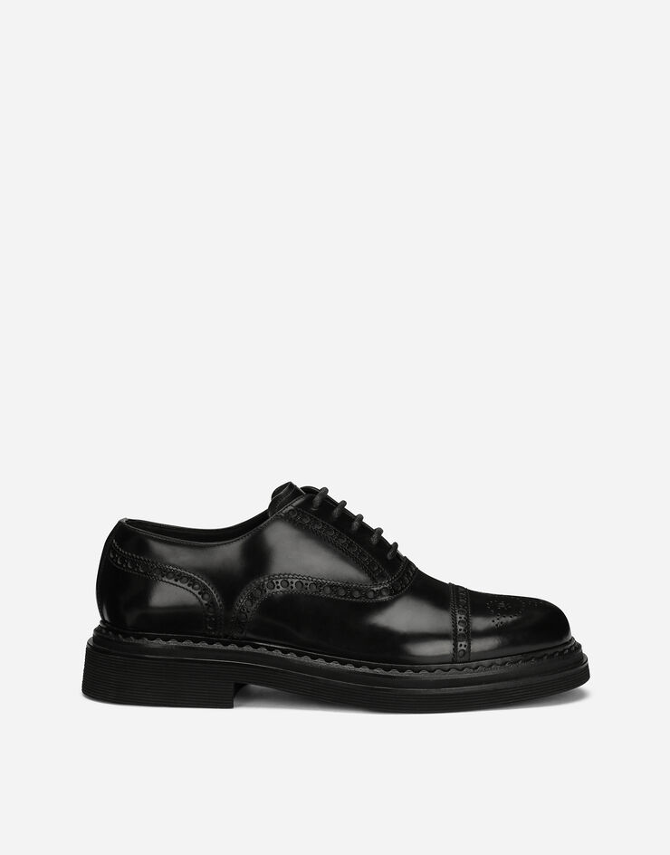 Brushed calfskin Oxfords in Black for | Dolce&Gabbana® US