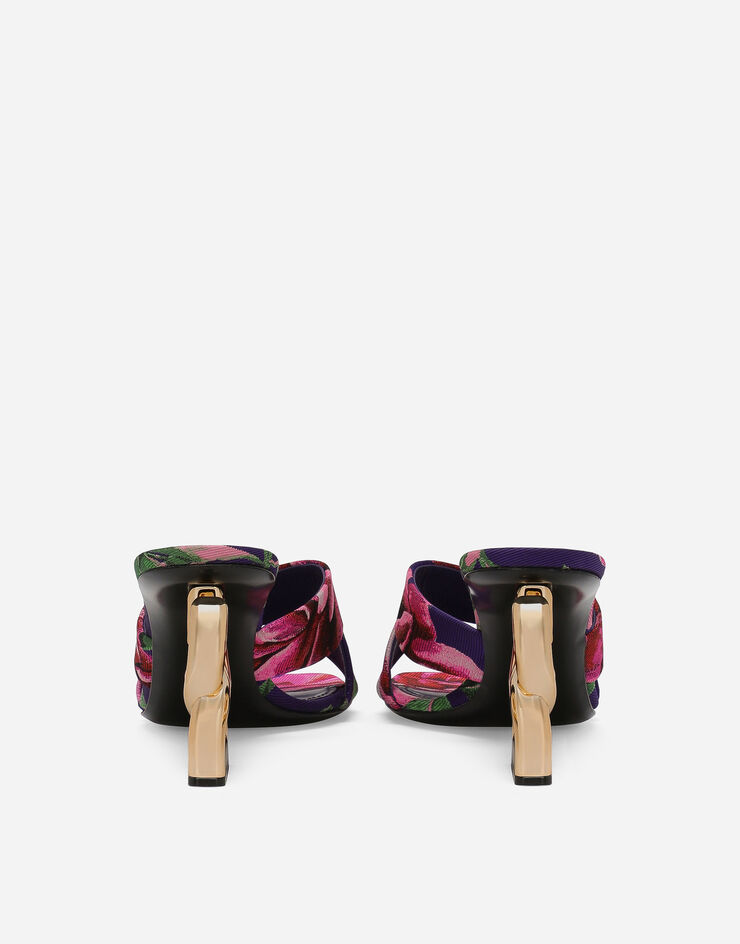 Dolce & Gabbana Мюли 3.5 из жаккарда разноцветный CR1595AR393