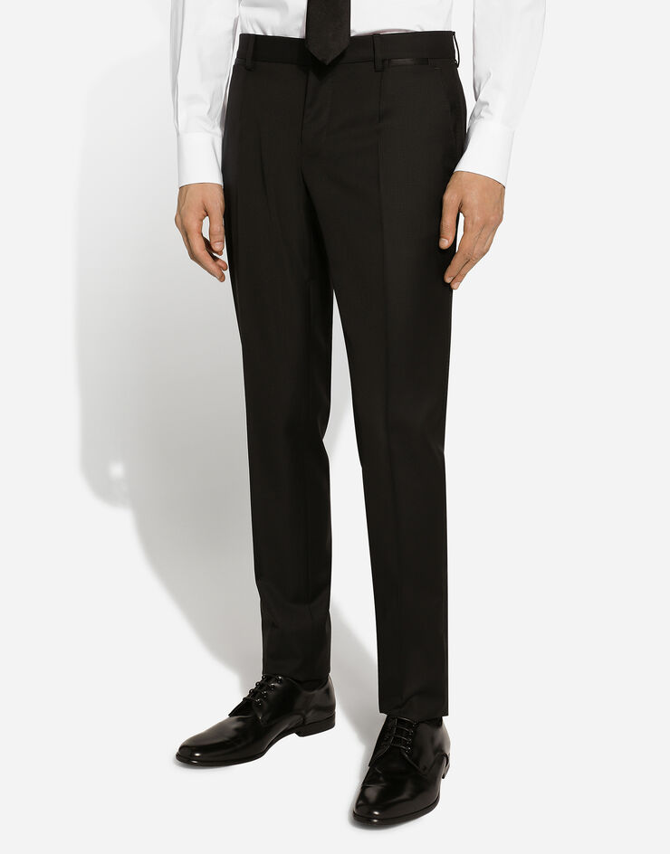 Dolce & Gabbana Single-breasted tuxedo suit Black GK18BTFU269